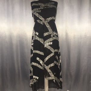 Marc by Marc Jacobs metallic printed hi-lo dress